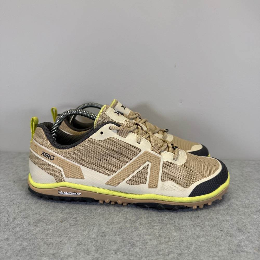Xero Women's Tan and Lime Low-Profile Trail Shoes - Picture 4 of 10